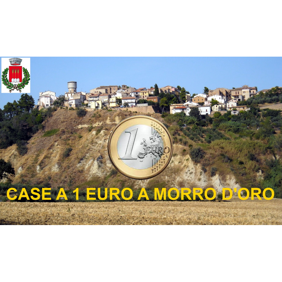 Immagine per la notizia 'PUBLIC NOTICE HOUSES FOR 1 EURO IN MORRO D'ORO'